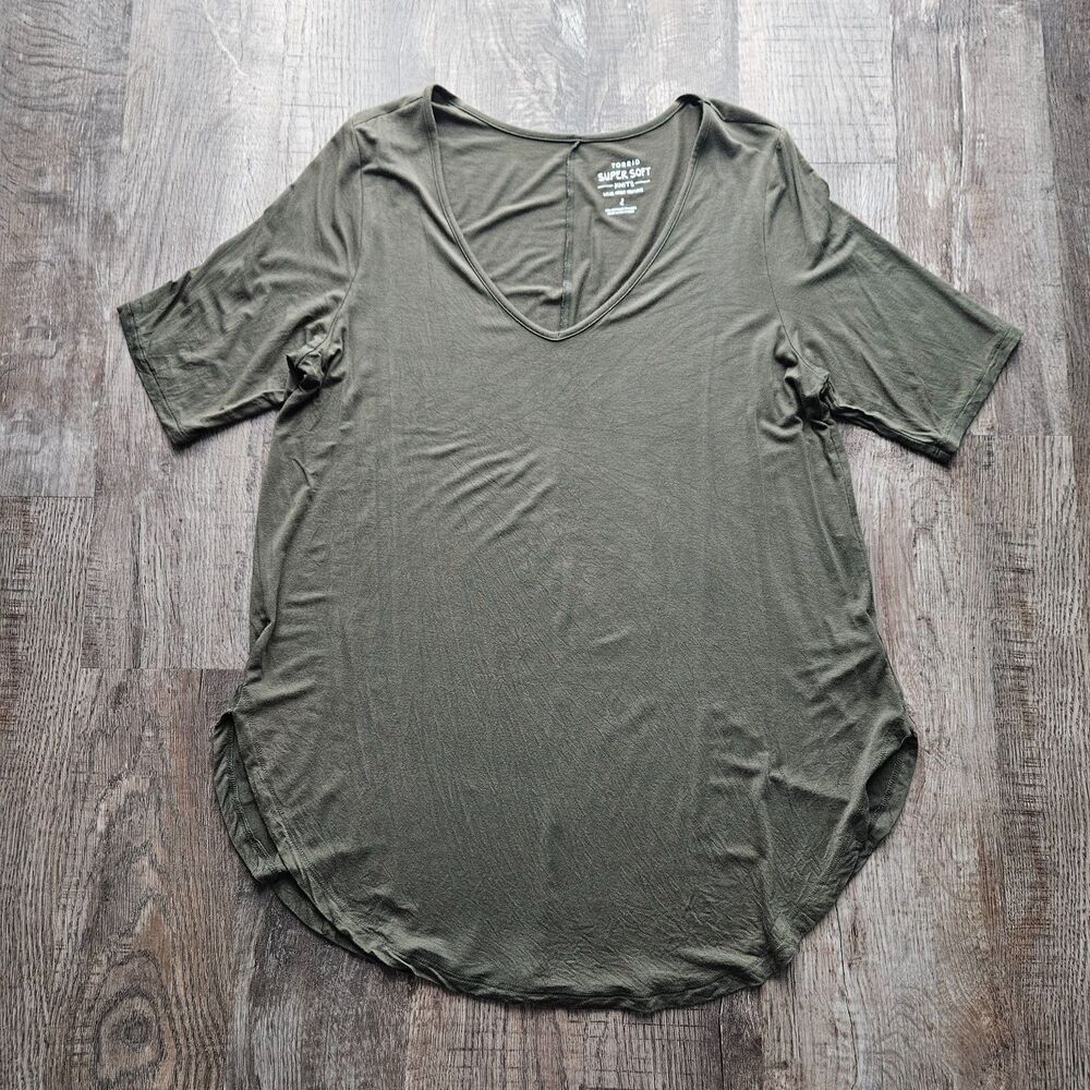 Torrid Favorite Tunic Super Soft V-Neck Tunic Tee